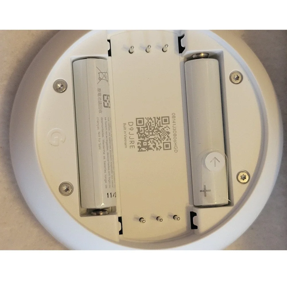 Google Nest Thermostat G4CVZ Snow Smart WiFi Programmable w Base Kit